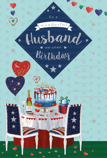 Picture of WONDERFUL HUSBAND BIRTHDAY CARD